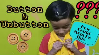 KG Activity - Button N Unbutton the T-shirt