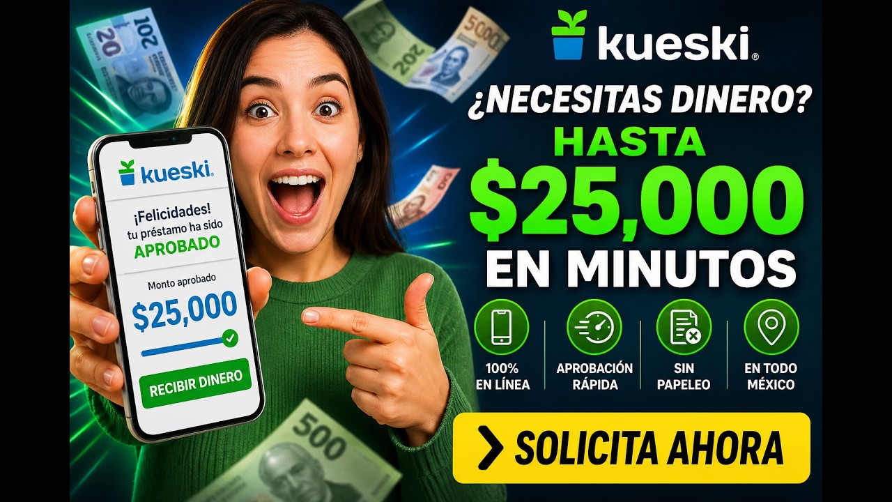 ¿Necesitas dinero HOY? Consigue hasta $25,000 en minutos desde tu celular (Sin papeleo)