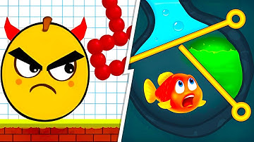 Draw To Smash vs Save the Fish 💥🎨 Tricky Levels Gameplay Walkthrough Android iOS KP3V