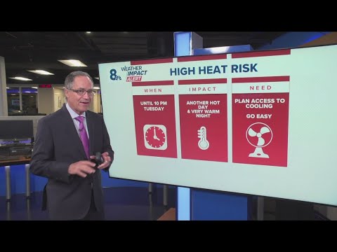 Portland under extreme heat warning; highs near 100 again Tuesday - YouTube