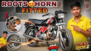 FINALLY😍ROOTS HORN🔊 FIT IN CD 100🤩SS || MEGASONIC😱 ROOTS HORN🥵OUND