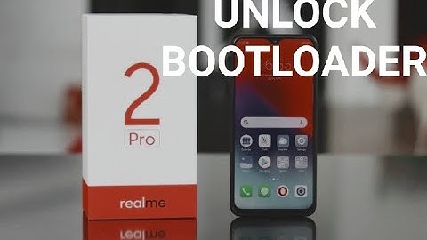 How to unlock bootloader of realme 2 pro