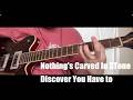 Nothing's  Carved In Stone - Discover,You Have to 【ギター弾いてみた】