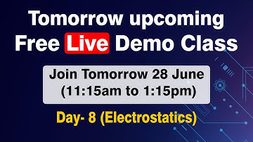 Live Class Day- 8 | Nitesh Vidyarthi (Electrostatics) #neet @EasyPhysicsNiteshVidyarthi #neet2024