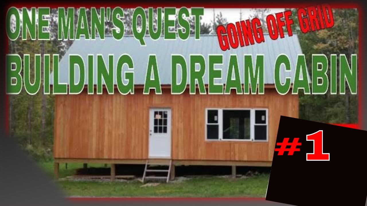 Off grid cabin build - YouTube