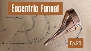Eccentric Copper Funnel | Radial Line Development Layout & fabrication