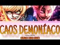 Khairap Ft. KaiserRG - 'Caos demoníaco' (Shidou & Charles rap) || COLORED CODED LYRICS| || Sanexzz