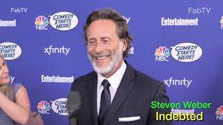 Steven Weber talks  about "Indebted" on NBC