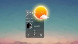 Weather App Rainmeter Skin screenshot 5
