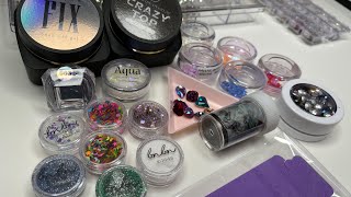 bonniebee nail art haul! | swarovski crystals | Jin.B products