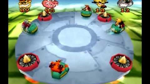 Crash Bash - Warp Room 4: Forest - 56) Sky Balls Lv. 2