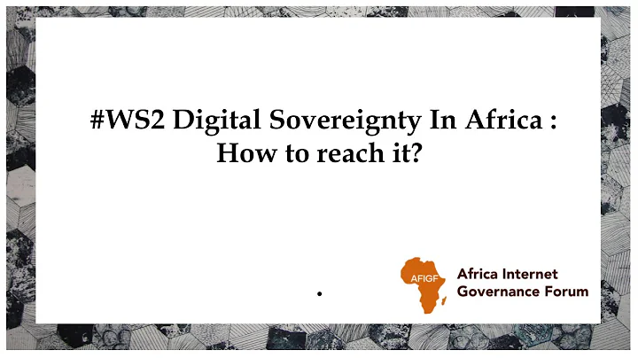 Digital Sovereignty In Africa : How to reach it?