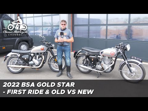 2022 BSA Gold Star - first ride review & old vs new