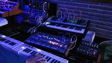 Live Moog Jam ft Sirin Minitaur, with DFAM & Mother32 on bass and percussion