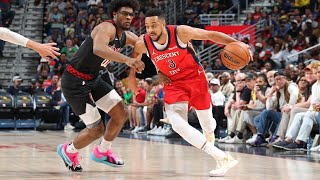 Pelicans Stat Leader Highlights: CJ McCollum with 30 Points vs. Portland Trail Blazers