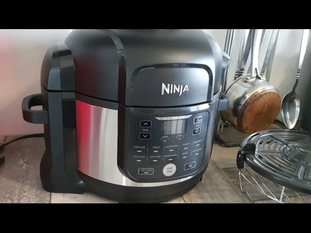  Ninja OS301/FD305CO Foodi - Olla a presión 10 en 1 y freidora  de aire con estante anidable, capacidad de 6.5 cuartos de galón y un  acabado inoxidable (renovado) : Hogar y Cocina