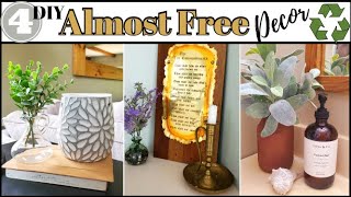 4 DIY ALMOST FREE DECOR using TRASH, RECYCLED, REPURPOSED & THRIFTED ITEMS ⭐ Coffee With My Sunshine