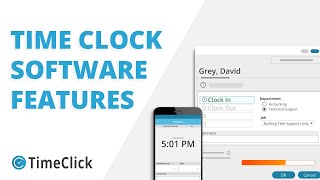 Time Clock Software | Time Clock App | Features Overview | TimeClick 2021 screenshot 4