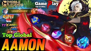 Best Build Aamon 2023 - Top Global Aamon Gameplay by [ Limits. tzy ]