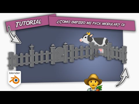 Crea con BLENDER⚠️un set modular 🚧  {Parte 01}