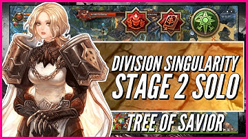 Challenge Mode: Division Singularity Stage 2 Solo | Tree of Savior
