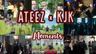 ATEEZ x Kim Jongkook moments |  i fall in love with their chemistry😆