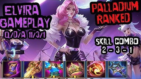 Elvira Gameplay+Build | Jacky Heroes evolved #SRE #sre  Heroes evolved #youtube #heroesevolved