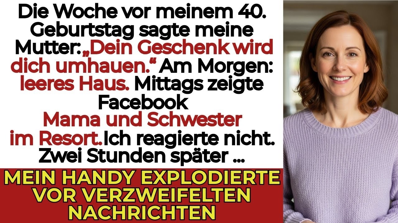 Meine Familie sagte „Du bist selbst schuld“ — dann wurde mein Geburtstag unvergesslich