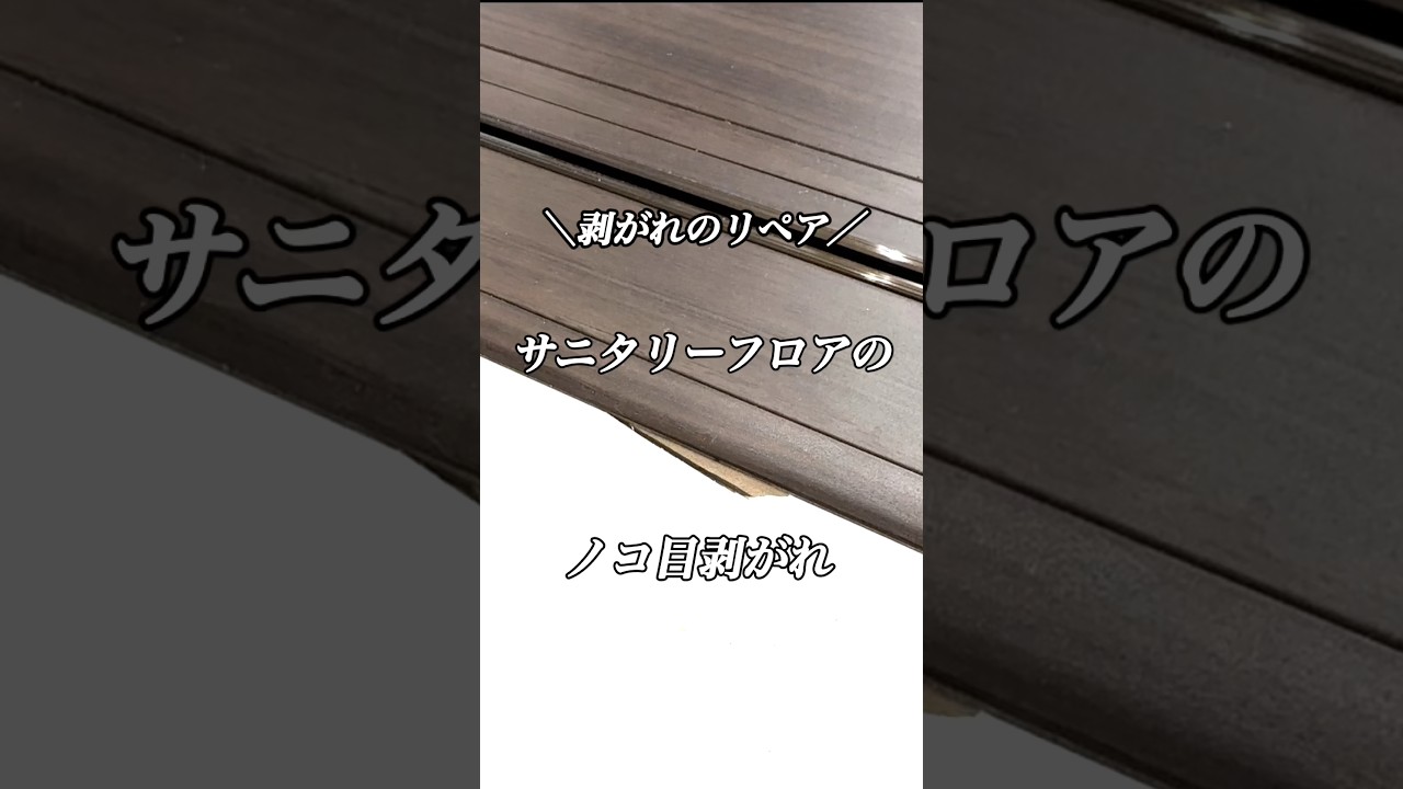 サニタリーフロアのリペア
