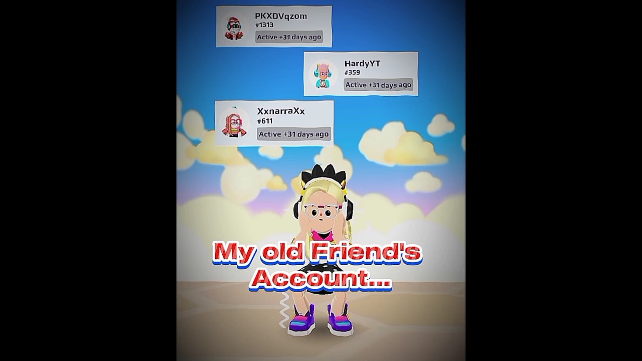 Pkxd random old friends account 🤧👥 