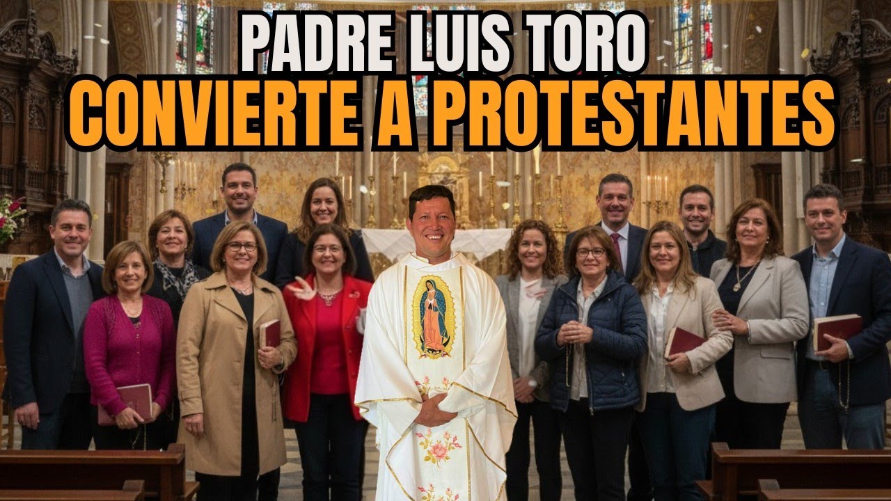 Más de 15 PROTESTANTES en PÚBLICO se CONVIERTEN gracias a la ENSEÑANZA del PADRE LUIS TORO
