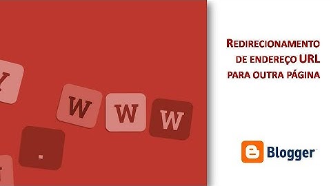 Redirecionamento de endereço URL de blog para outra página
