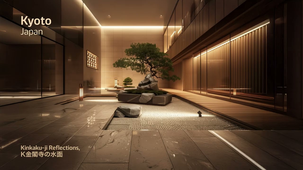The Sound of a Sleepless City: Kyoto Jazz - K金閣寺の水面