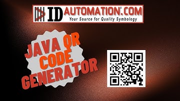 IDAutomation Java 2D QR Code Barcode Generator