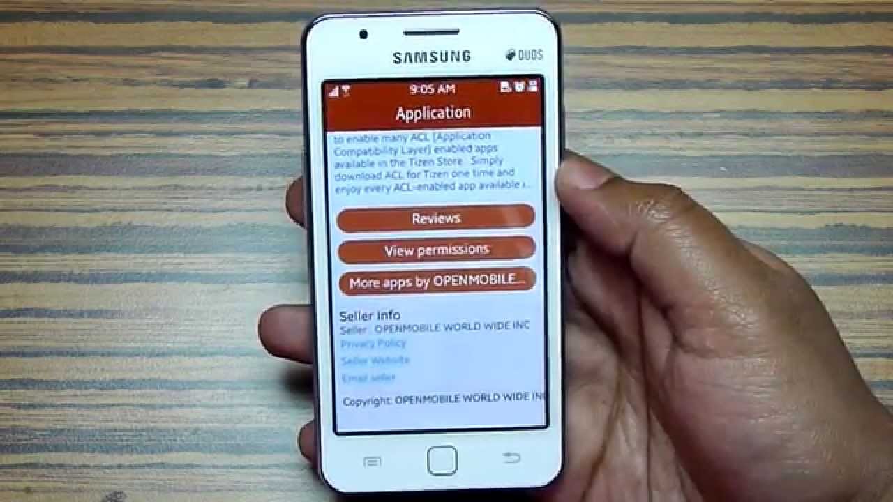 How to Install Android Apps into Samsung Z1 - ACL for ...