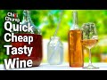 Make wine with supermarket juices - Quick, cheap and tasty