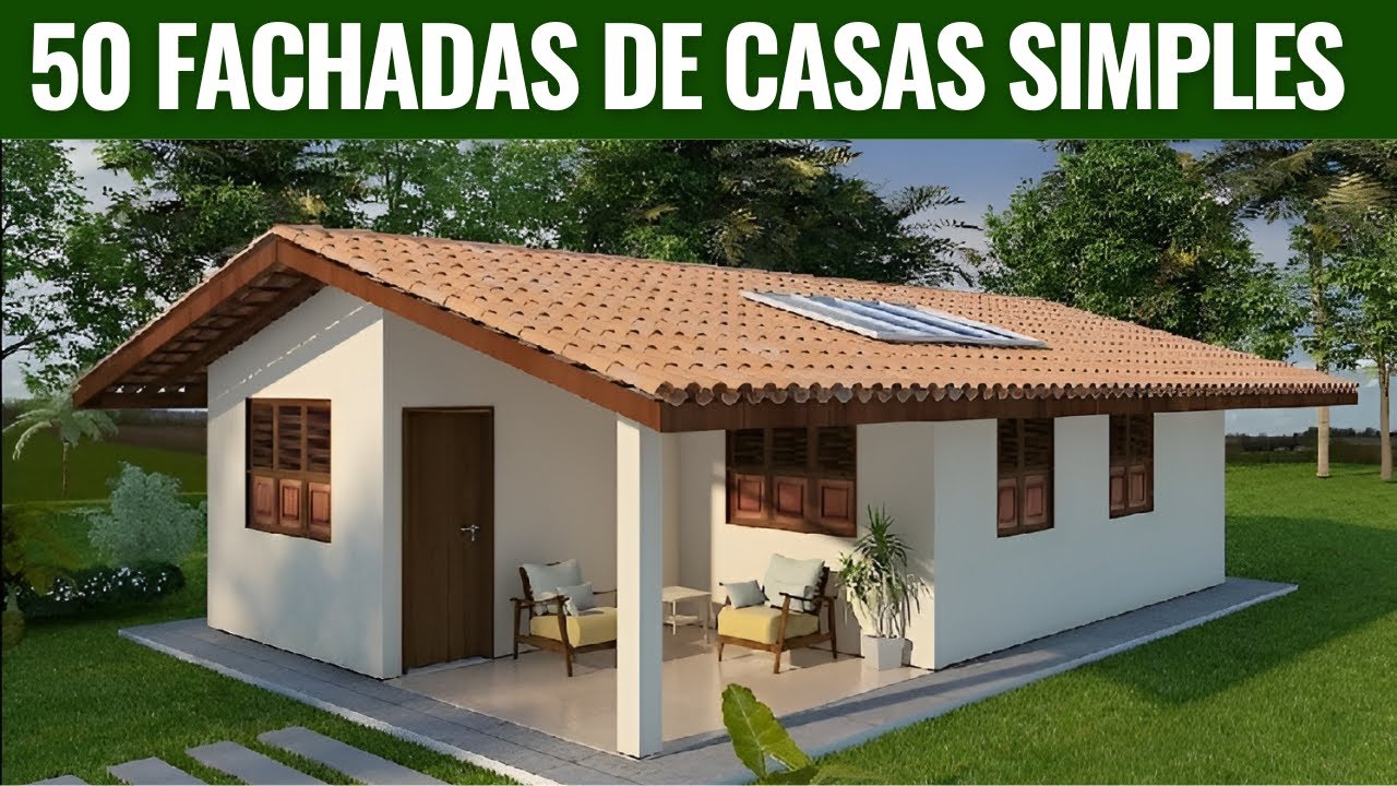 Como construir uma casa simples e bonita!