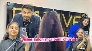 Bisma Ney Hair Dye Karwa Liye || Revive Salon Kharia || Moon Vlogs