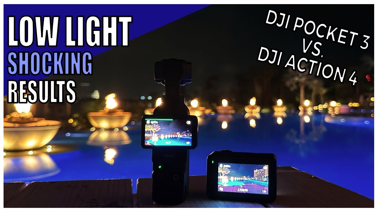 DJI Pocket 3 vs DJI Action 4 • Low Light Comparison • Atlantis The Palm Dubai • Shocking Results