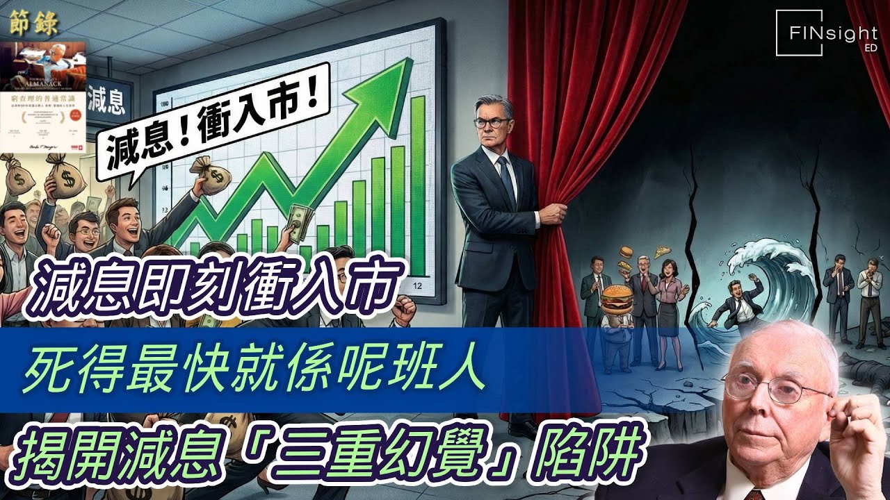 (廣東話)減息即刻衝入市？死得最快就係呢班人！揭開減息背後嘅「三重幻覺」陷阱【HEA富｜郭釗】