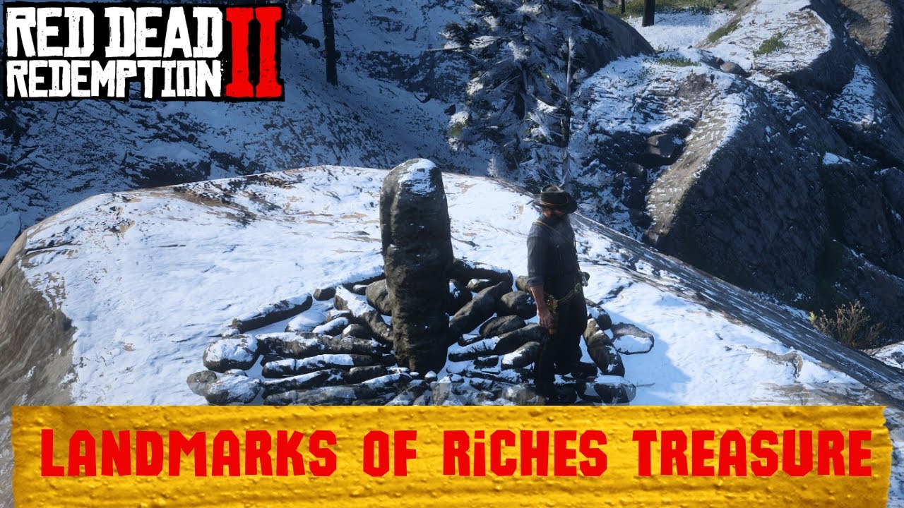 Landmarks of Riches Treasure Map Guide | 6 Gold Bars | Zenginlikler ...