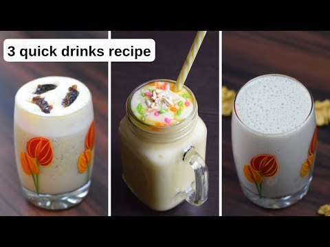 3-quick-drinks-recipe-|-vrat-drinks-|-summer-drinks-|-sugar-free-drinks-|-lassi-&-shakes