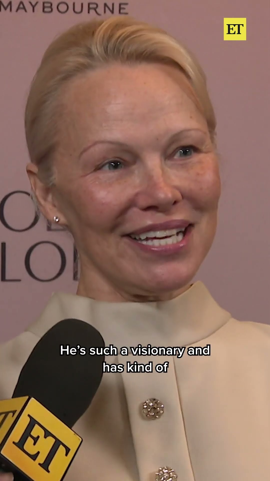 Pamela Anderson Credits Son For Her Comeback #pamelaanderson #shorts #goldenglobes #shorts