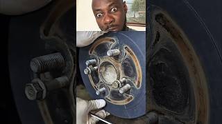 Removing Old Rear Brake Drum.Easy Way! #mechanic #shorts