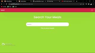 Meal Web Application | Frontend Web App | Coding Ninjas