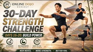 30-Day Strength Challenge for Beginners | Days 16–20: Build Power | Online Dojo Workout screenshot 4