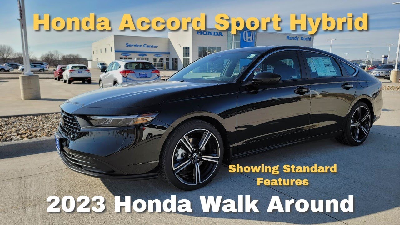 2023 Honda Accord Sport Hybrid Walkaround | Highlighting Standard Features