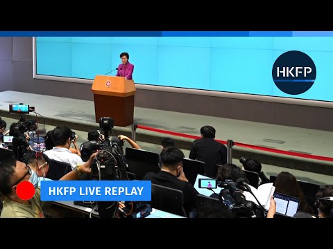 HKFP_Live: Chief Exec. Carrie Lam's daily Covid-19 press conference [English interpretation]