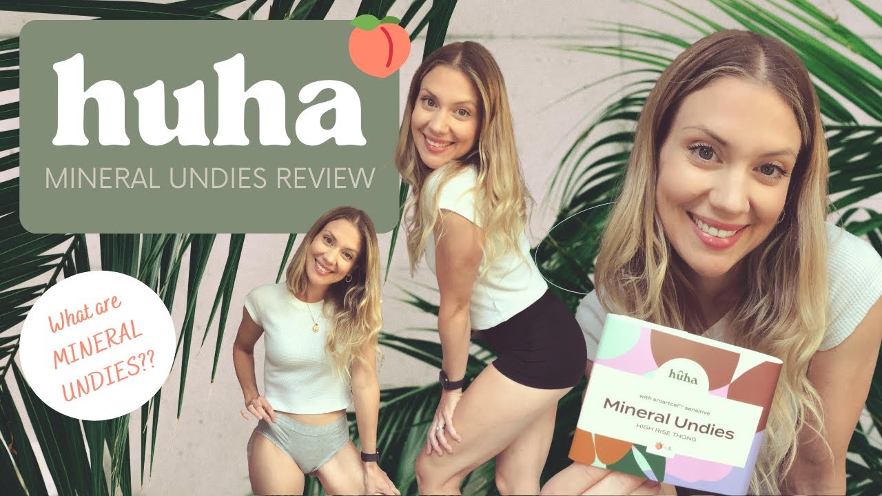 HUHA MINERAL UNDIES review + try on // Learn more about the BENEFITS of  mineral undies 