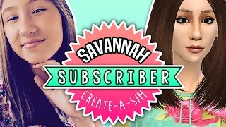 The Sims 4: Subscriber Create a Sim // Savannah ✧˖ °